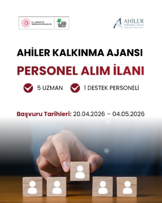 T.C. Ahiler Kalkınma Ajansı Personel Alım İlanı