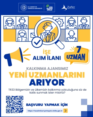 T.C. Zafer Kalkınma Ajansı Personel Alım İlanı