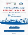 T.C. Fırat Kalkınma Ajansı Personel Alım İlanı