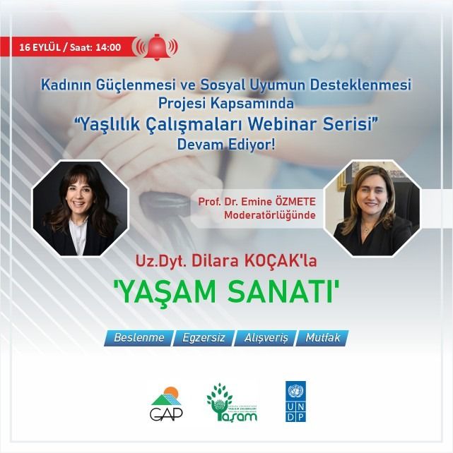 “Yaşam Sanatı” Konulu Webinar Duyurusu