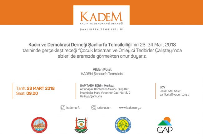 Çocuk istismarı ve Önleyici Tedbirler Çalıştayı