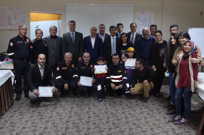 Şanlıurfa İtfaiyesi Personeline Eğitici Eğitimi Verildi