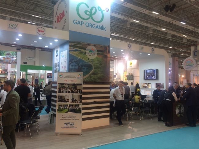GAP Organik Tarım Küme Projesi 8. İzmir Organik Ürünler Fuarı’nda