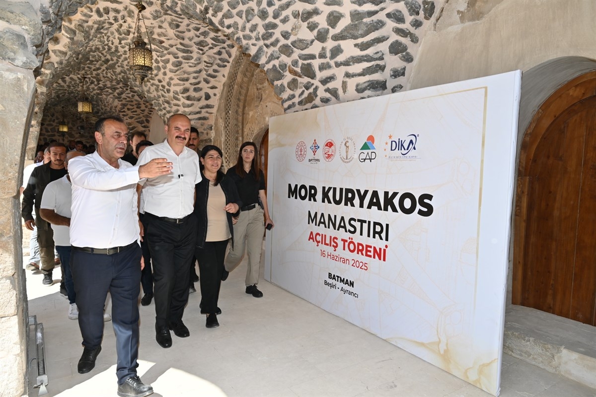 1600 Yıllık Tarih Turizme Kazandırıldı: Mor Kuryakos Manastırı Ziyarete Açıldı