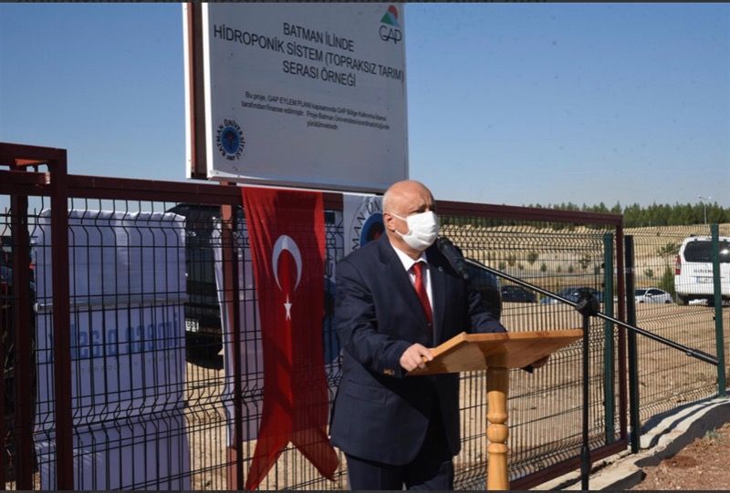 “Topraksız Tarım Serası”nın Açılışı Gerçekleştirildi