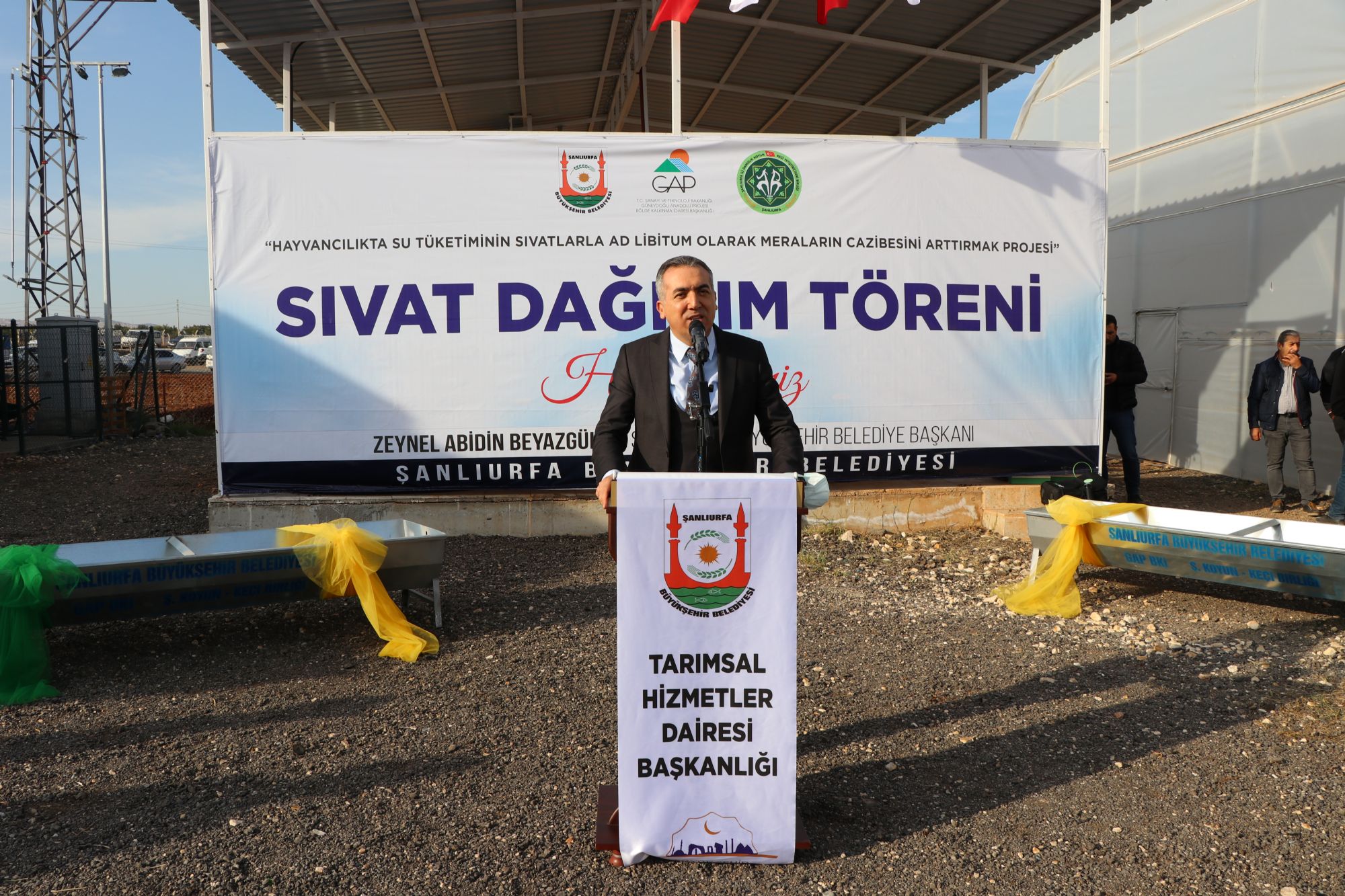 Çiftçilere Sıvat Dağıtımı Yapıldı