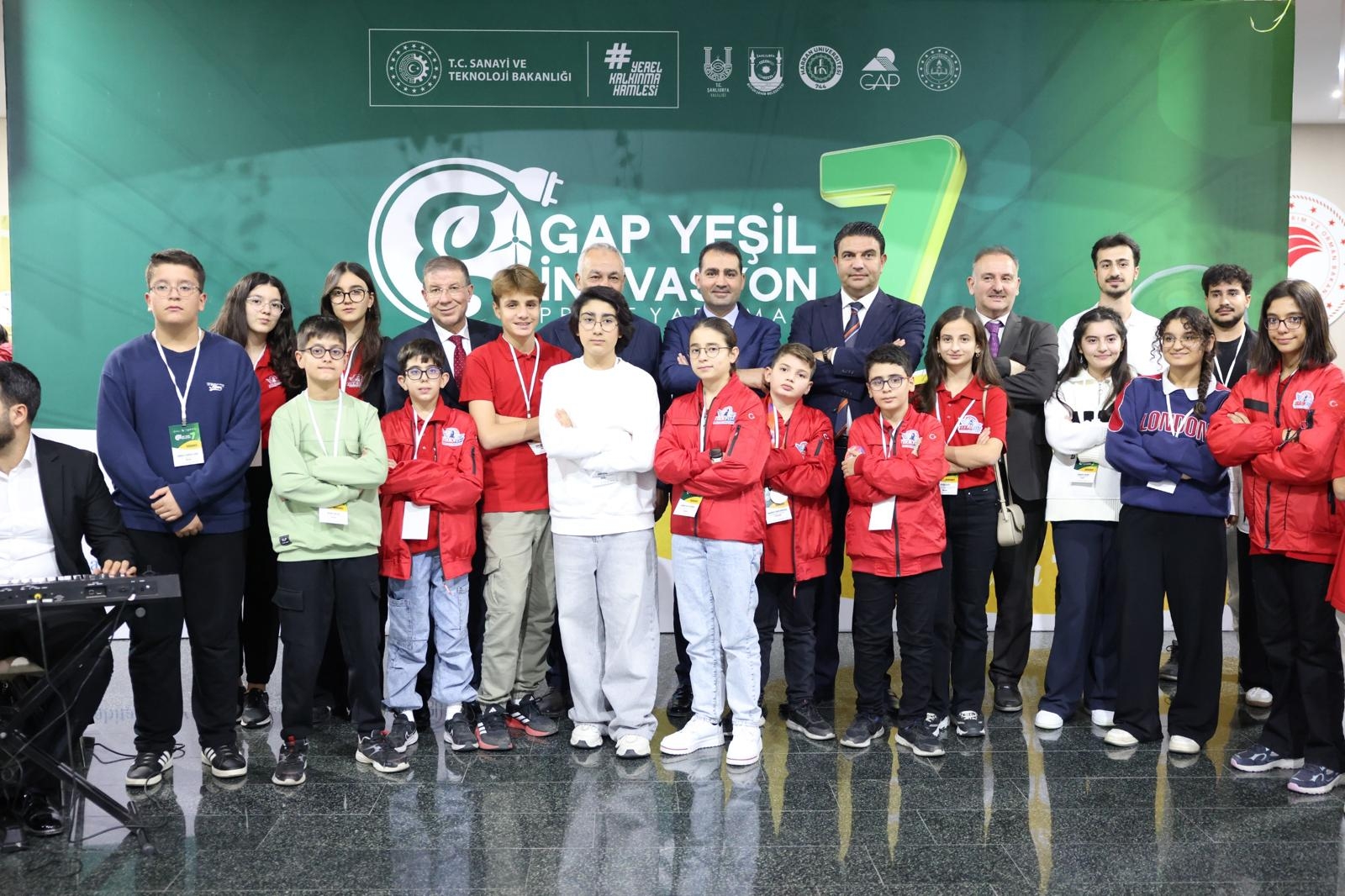 GAP Yeşil İnovasyon Töreninde Gençlerin Bilim ve Teknoloji Başarıları Ödüllendirildi