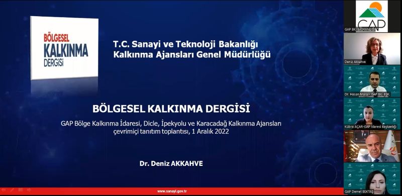 Bölgesel Kalkınma Dergisi'nin GAP Bölgesindeki Üniversitelere Tanıtım Toplantısı Gerçekleştirildi