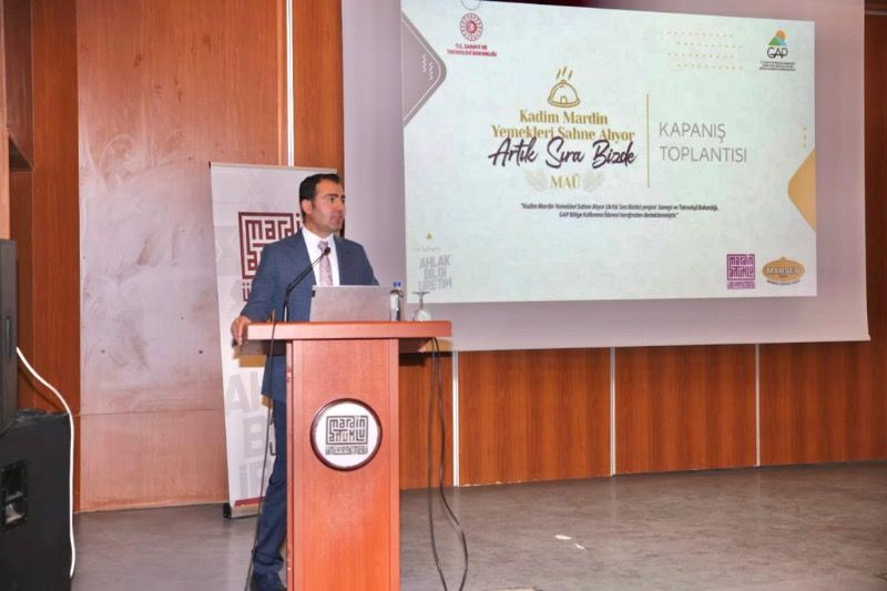 “Kadim Mardin Yemekleri Sahne Alıyor (Artık Sıra Bizde)” Projesinin Kapanış Toplantısı Mardin’de Gerçekleştirildi