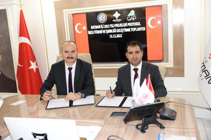 GAP İdaresinin Desteğiyle Batman’da Uygulanacak Yeni Projeler İçin İmzalar Atıldı