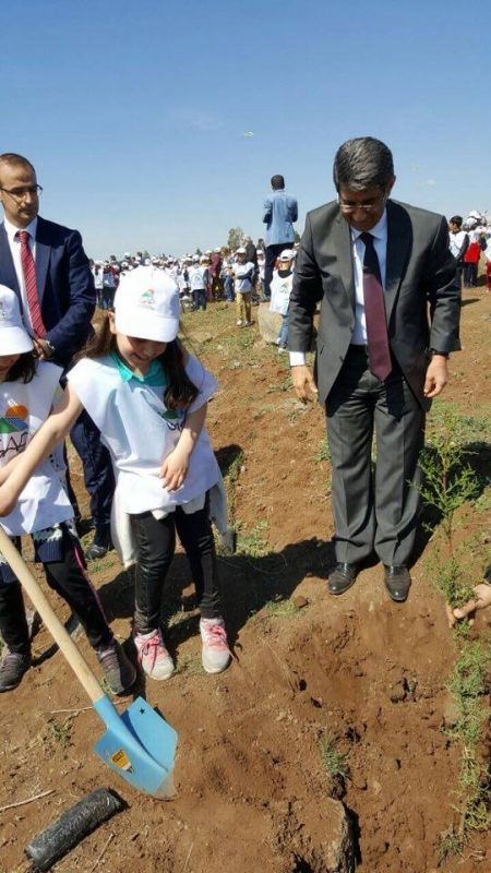 GAP GELECEĞİMİZDİR Projesi Kapsamında Fidan Dikim ve Uçurtma Şenliği Düzenlendi