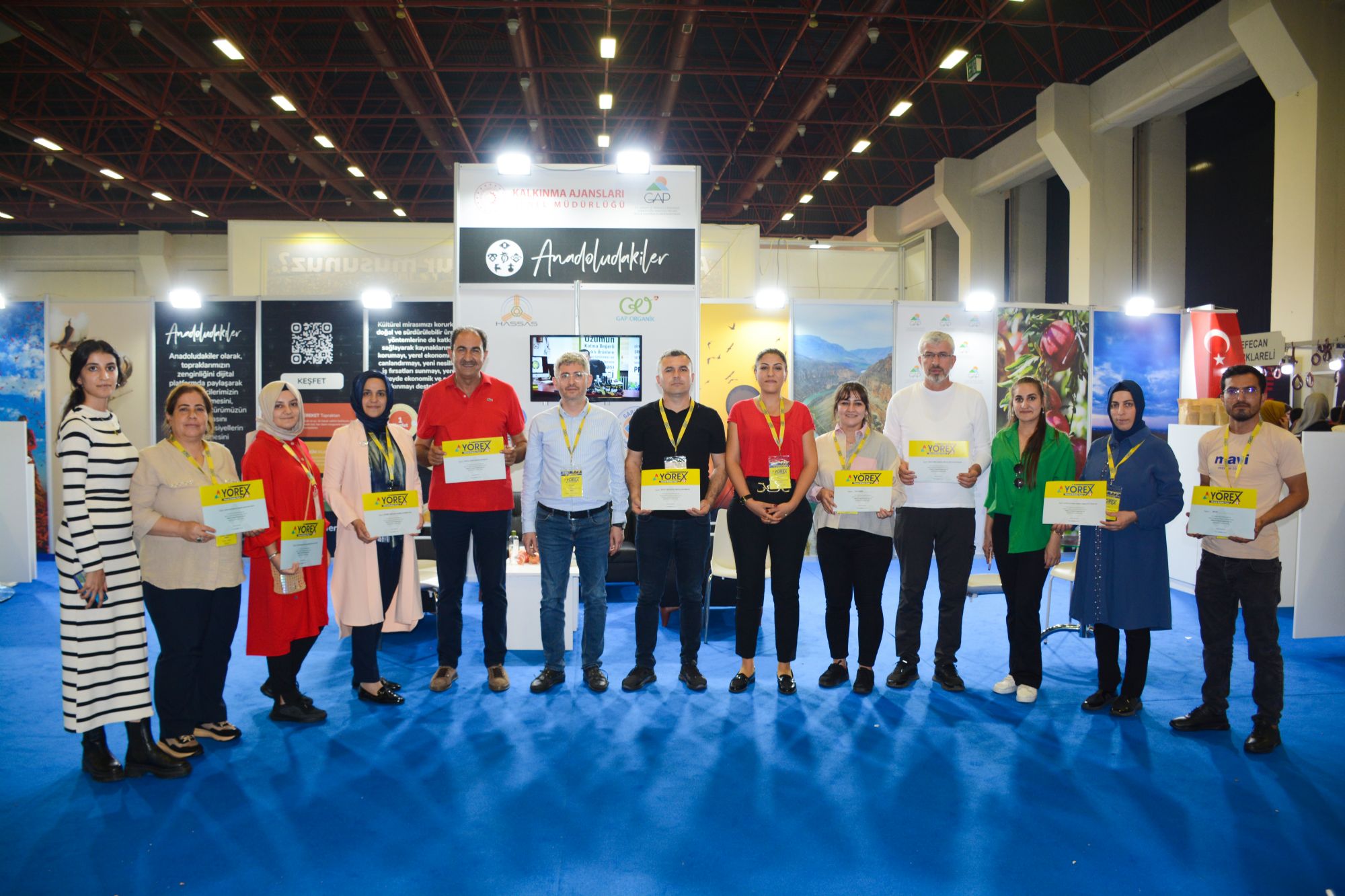 GAP İdaresi Tarafından Desteklenen ve Markalaşan Ürünler YÖREX 2023 Fuarında Tanıtıldı