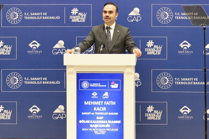 Sanayi ve Teknoloji Bakanı Mehmet Fatih KACIR, Adıyaman’da Desteklenecek Projelerin Protokol İmza Töreni'ne Katıldı