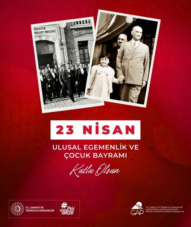 23 Nisan Ulusal Egemenlik ve Çocuk Bayramı Kutlu Olsun