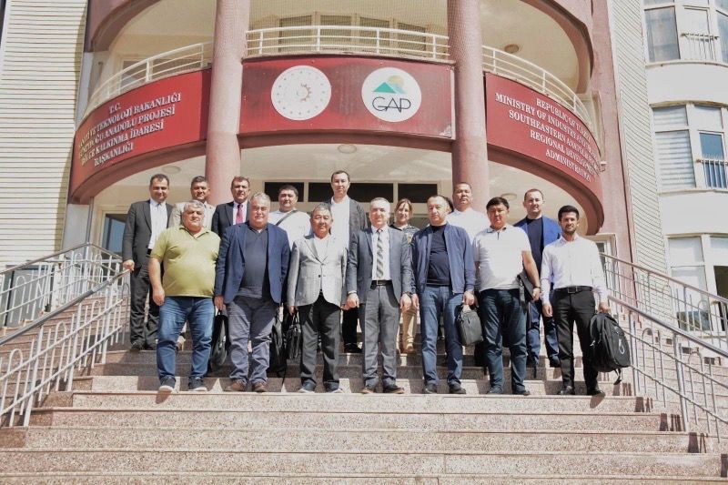 Özbekistan Cumhuriyeti’nden Gelen Agrobank ATB heyetinin GAP İdaresini Ziyareti