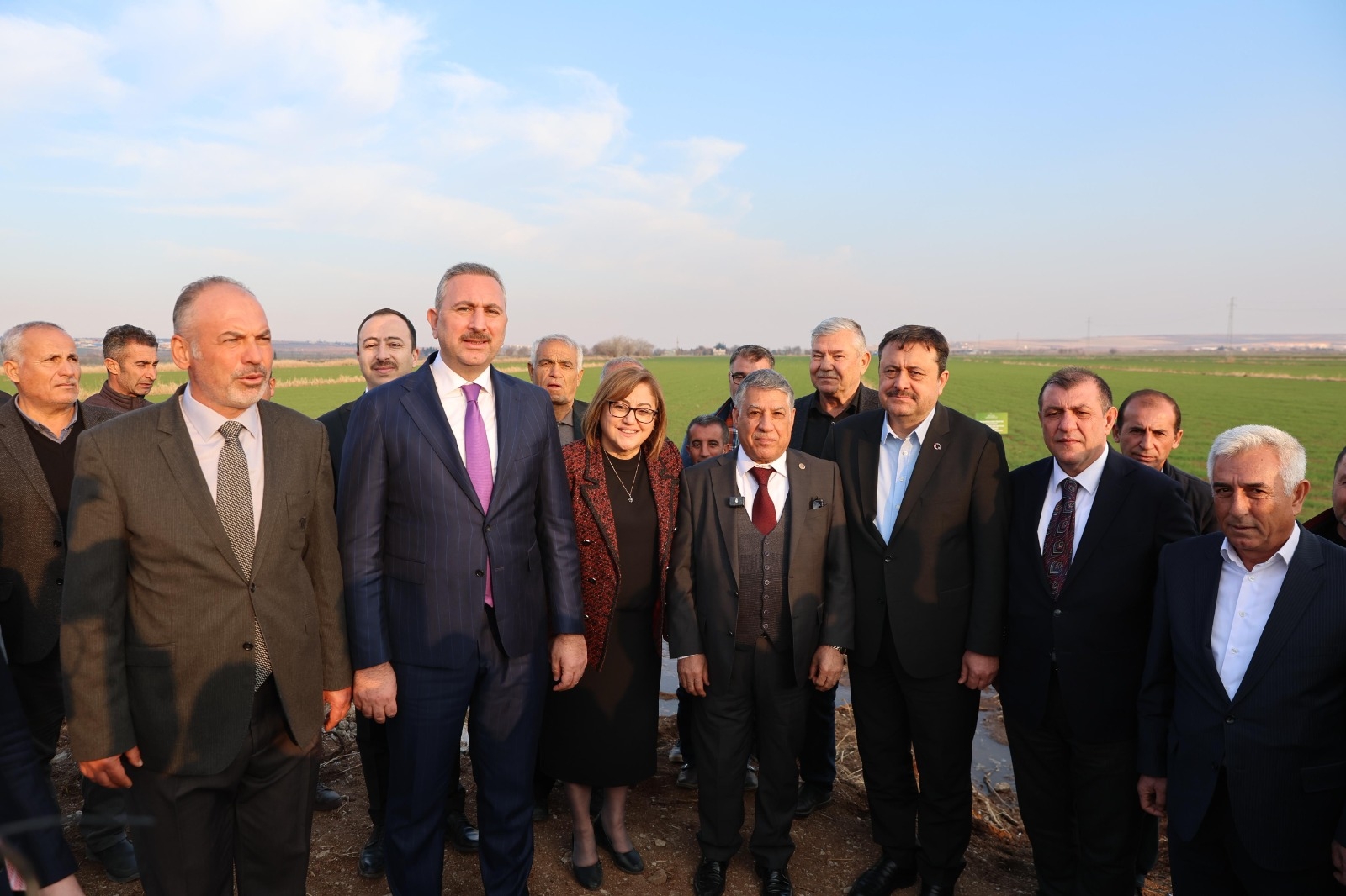 Gaziantep’te GAP İdaresi Desteği ile Tamamlanan Sulama Kanallarına Su Verilmeye Başlandı