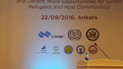 Suriyelilere Ev Sahibi Topluluklar için Geçim Kaynağı ve İnsana Yakışır İş Olanaklarının Geliştirilmesi Ulusal Konferansı