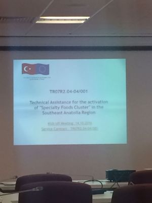 Özellikli Gıda Kümelerinin Etkinleştirilmesi Projesi Açılış Toplantıları Yapıldı