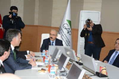 Kalkınma Bakanı Lütfi Elvan GAP İdaresi'ni Ziyaret Etti