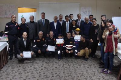 Şanlıurfa İtfaiyesi Personeline Eğitici Eğitimi Verildi