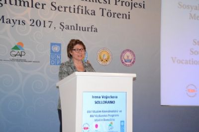 Mesleki Eğitimlerini Tamamlayan Türk ve Suriyeli Kursiyerlere Sertifikaları Verildi