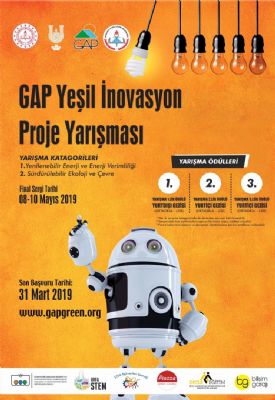 GAP Yeşil İnovasyon 2019 Proje Yarışması