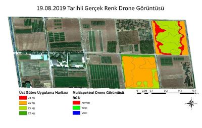 GAP Hassas Tarım Projesinde Değişken Oranlı Üst Gübreleme Faaliyetleri Gerçekleştirildi