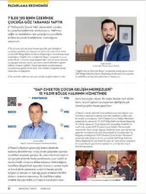 GAP İdaresi Başkan Vekili Mehmet Açıkgöz'ün Marketing Türkiye Dergisi Kasım Sayısı Röportajı