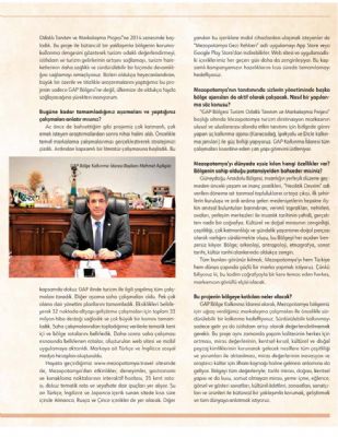 GAP İdaresi Başkan Vekili Mehmet Açıkgöz'ün Atlas Dergisi Kasım Sayısı Röportajı