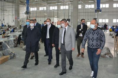 Başkan Vekili Mehmet AÇIKGÖZ ve beraberindeki heyet, Şanlıurfa Organize Sanayi Bölgesini ziyaret etti