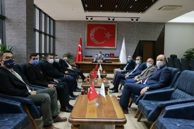 Başkan Vekili Mehmet AÇIKGÖZ ve beraberindeki heyet, Şanlıurfa Organize Sanayi Bölgesini ziyaret etti