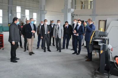 Başkan Vekili Mehmet AÇIKGÖZ ve beraberindeki heyet, Şanlıurfa Organize Sanayi Bölgesini ziyaret etti
