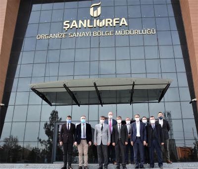 Başkan Vekili Mehmet AÇIKGÖZ ve beraberindeki heyet, Şanlıurfa Organize Sanayi Bölgesini ziyaret etti