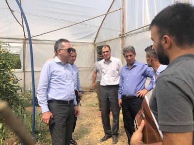 GAP İdaresi Başkanlığınca Desteklenen ve Uludere Kaymakamlığı Tarafından Yürütülen Proje Alanları Ziyaret Edildi