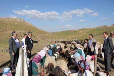 Başkan V. Mehmet AÇIKGÖZ ve Beraberindeki Heyet, “GAP ile Kırsal Yaşamın ve Verimliliğin Artırılması” Proje Alanını Ziyaret Etti