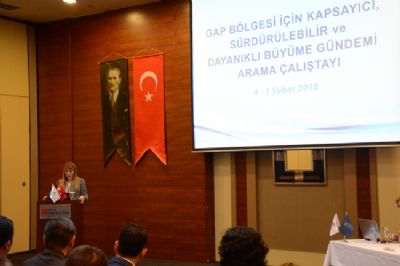 GAP Bölgesi İçin Kapsayıcı, Sürdürülebilir ve Dayanıklı Büyüme Gündemi Arama Çalıştayı Tamamlandı