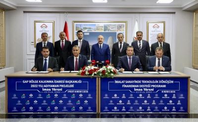 Sanayi ve Teknoloji Bakanı Mustafa VARANK, GAP İdaresince Adıyaman'da Desteklenecek Projelerin Protokol İmza Törenine Katıldı