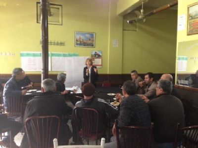 Kahvehanelerde, Üreme Sağlığı ve Toplumsal Cinsiyet Eşitliği Eğitim ve Sohbetleri Gerçekleştirildi