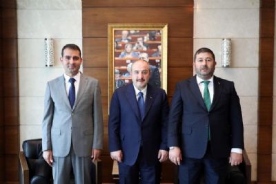 GAP İdaresi Başkanı Dr. Hasan Maral’ın Sanayi ve Teknoloji Bakanı Mustafa Varank’ı Ziyareti