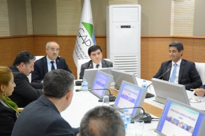 GAP İdaresi ve Şanlıurfa Büyükşehir Belediyesi Proje Arama, İşbirliği ve Fikir Alışverişi Temalı Toplantı Gerçekleştirdi