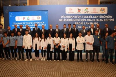 Diyarbakır’da Tekstil Sektörünün Geliştirilmesi İçin Ara Eleman Eğitimi Lansman Programı Gerçekleştirildi