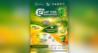 8. GAP Yeşil İnovasyon Proje Yarışması Başvuruları Başladı