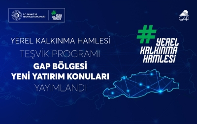 2026 Yılı Yerel Kalkınma Hamlesi Teşvik Programı GAP Bölgesi Yatırım Konuları Yayımlandı