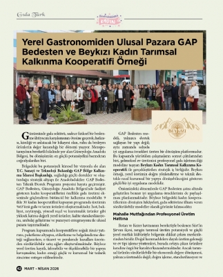 Anadoludakiler: GAP Bedesten ile Kadın Kooperatifleri Gelişiyor