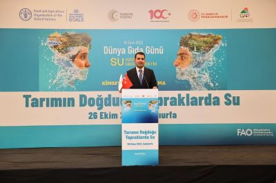 Cumhuriyetimizin 100. Yılında Dünya Gıda Günü Kapsamında “Tarımın Doğduğu Topraklarda Su” Konuşuldu