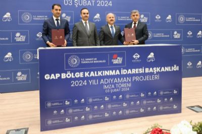 Sanayi ve Teknoloji Bakanı Mehmet Fatih KACIR, Adıyaman’da Desteklenecek Projelerin Protokol İmza Töreni'ne Katıldı