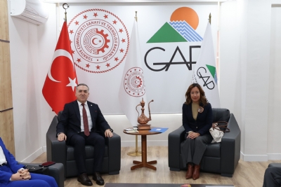 UNDP Türkiye Mukim Temsilcisi ve Beraberindeki Heyet GAP İdaresi Başkanlığını Ziyaret Etti