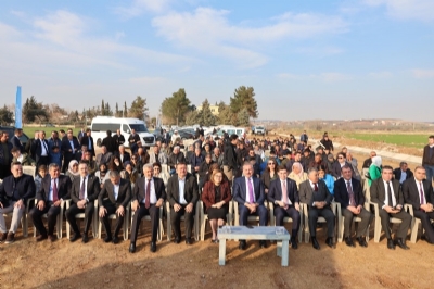 Gaziantep’te GAP İdaresi Desteği ile Tamamlanan Sulama Kanallarına Su Verilmeye Başlandı