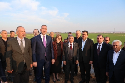 Gaziantep’te GAP İdaresi Desteği ile Tamamlanan Sulama Kanallarına Su Verilmeye Başlandı