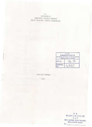 1991 Yılı Faaliyet Raporu